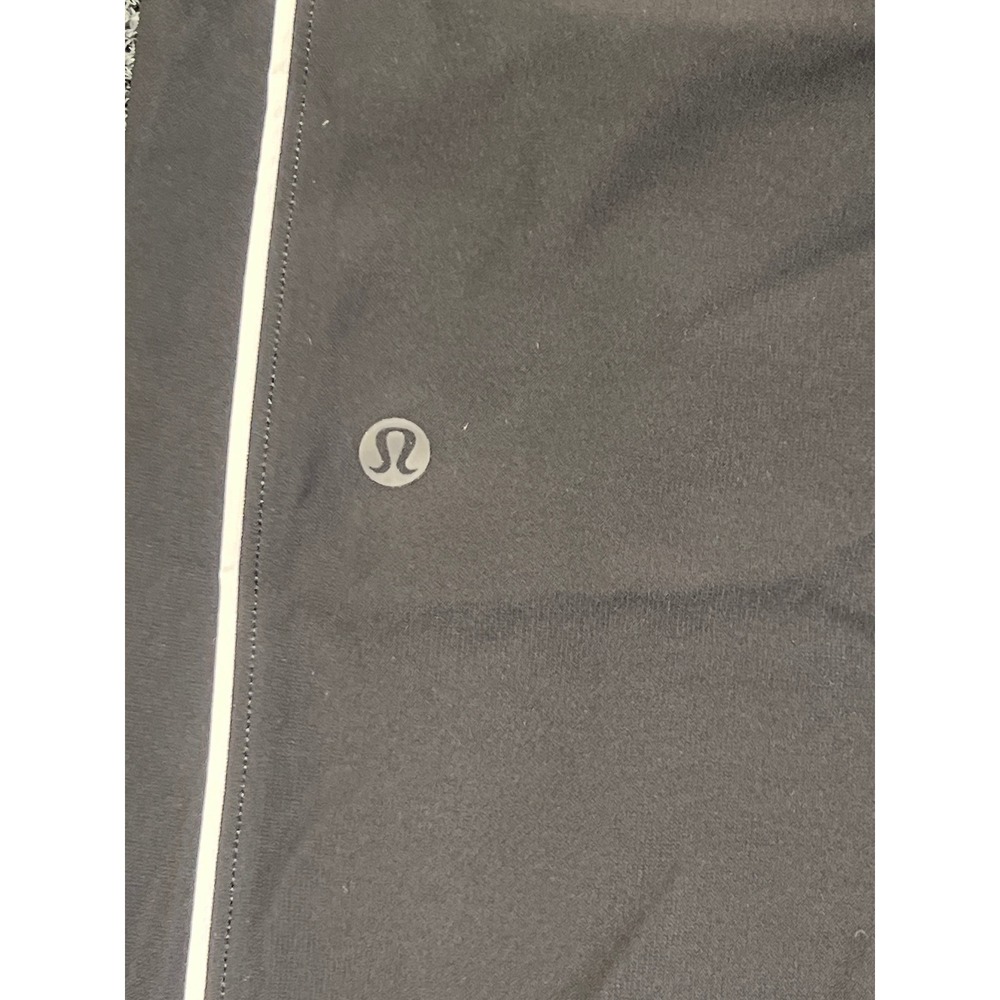 Lululemon Pants Women S Black White Side Stripe Track Jogger Athleisure Yoga - Picture 2 of 7
